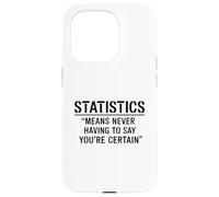 Custodia per iPhone 15 Pro Funny Statistics Definition for Statisticians Data Analysts