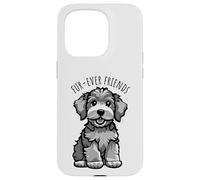 Custodia per iPhone 15 Pro Fur-Ever Friends - Cartone animato con cucciolo di