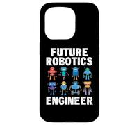 Custodia per iPhone 15 Pro Future Robotics Engineer Funny Robot Engineering Kids