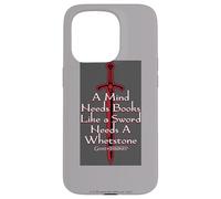 Custodia per iPhone 15 Pro Game of Thrones The Mind Needs a Book