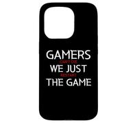 Custodia per iPhone 15 Pro Gamers Can't Die We Just Restart The Game Funny Gaming Meme