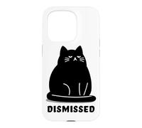 Custodia per iPhone 15 Pro Gatto infastidito licenziato Sarcastico Rolling Eyes Kawaii Cat