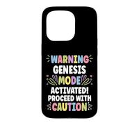 Custodia per iPhone 15 Pro GENESIS Personalized Name Funny Cute Custom GENESIS Name