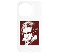 Custodia per iPhone 15 Pro Genio della musica classica di Beethoven