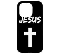 Custodia per iPhone 15 Pro Gesù Croce Chiesa Cristiana Dio Religione