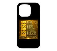 Custodia per iPhone 15 Pro Gesù è il Mio Tutto Mio Dio Mio Signore Mio Salvatore Christian