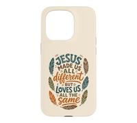 Custodia per iPhone 15 Pro Gesù ha fatto tutti i diversi messaggi di fede cristiana