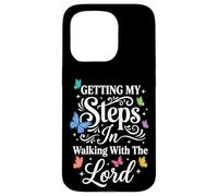 Custodia per iPhone 15 Pro Getting My Steps In Walking With The Lord