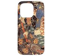 Custodia per iPhone 15 Pro Giapponese Art Woodblock Miyamoto Musashi Samurai Giant Nue