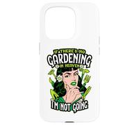 Custodia per iPhone 15 Pro Giardinaggio Heaven Garden Tools Vintage Pop Art Giardiniere Ragazza