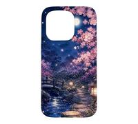 Custodia per iPhone 15 Pro Giardino notturno