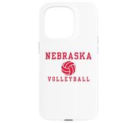 Custodia per iPhone 15 Pro Giocatore della squadra di pallavolo del Nebraska