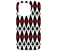 Custodia per iPhone 15 Pro Gioco d'azzardo Blackjack Card Player Casino Las Vegas