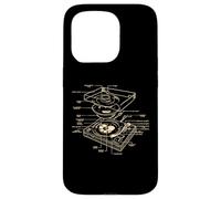 Custodia per iPhone 15 Pro Giradischi DJ Schema Party Design Dance Discoteca Techno Musica