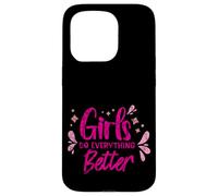 Custodia per iPhone 15 Pro Girls Do Everything Better Fiducia femminista -