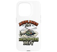 Custodia per iPhone 15 Pro Gli aerei volano gli elicotteri sfidano l'aviazione dei rotori