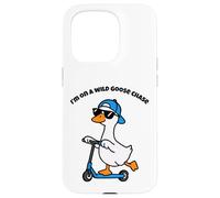 Custodia per iPhone 15 Pro Goose Meme Bambini Ragazzi Bambini Bambini Uomini Papà su un Goose Chase