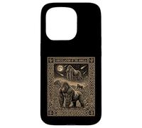 Custodia per iPhone 15 Pro Gorilla Constellation Tarocchi Gothic Celestial