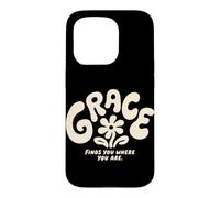 Custodia per iPhone 15 Pro Grace ti trova dove sei cristiano religioso