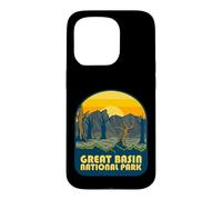 Custodia per iPhone 15 Pro Grande bacino parco nazionale Nevada Vintage Tramonto