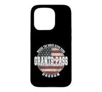 Custodia per iPhone 15 Pro Grants Pass Oregon, Vintage bandiera americana