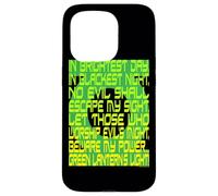 Custodia per iPhone 15 Pro Green Lantern Oath Black