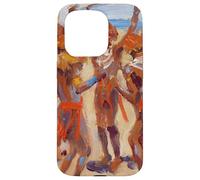 Custodia per iPhone 15 Pro Guerrieri Kikuyu Danzanti Pittura di Akseli Gallen-Kallela