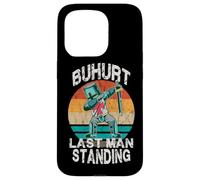 Custodia per iPhone 15 Pro Guerriero medievale vintage Buhurt pieno contatto