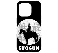 Custodia per iPhone 15 Pro Guerriero Samurai Nero Giapponese Invincibile