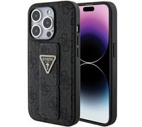 Custodia per iPhone 15 Pro Guess Hardcase Grip Stand 4G Triangle Black