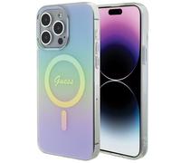 Custodia Guess per iPhone 15 Pro turchese iridescente MagSafe - Nouvo