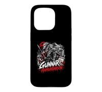 Custodia per iPhone 15 Pro Gunnar Hamundarson Viking Warrior Saga Scena