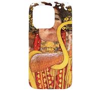 Custodia per iPhone 15 Pro Gustav Klimt - Hygieia Medicine Dea greca della salute