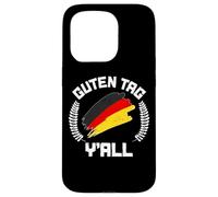 Custodia per iPhone 15 Pro Guten Tag Y'all Biergarten Germany Flag German Beer Festival