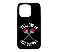 Custodia per iPhone 15 Pro Hairstylist Yellow Is Not Blonde Hair Colorist Dye Brush