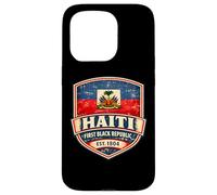 Custodia per iPhone 15 Pro Haiti Prima Repubblica Nera dal 1804 Bandiera Haitiana Day Pride
