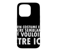 Custodia per iPhone 15 Pro Halloween Mon Costume Est Faire Semblant - Francese