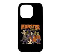 Custodia per iPhone 15 Pro Halloween Mostri Retro Groovy 1960 Cartoon Spooky Stagione