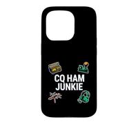 Custodia per iPhone 15 Pro Ham Radio Operator CQ Ham Junkie Amateur Broadcaster