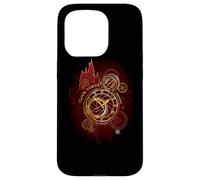Custodia per iPhone 15 Pro Harry Potter Hogwarts Clock Tower