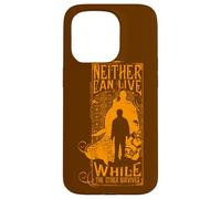 Custodia per iPhone 15 Pro Harry Potter Neither Can Live While The Other Survives