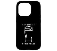 Custodia per iPhone 15 Pro Hello Darkness, mio vecchio amico, Irish Stout Porter