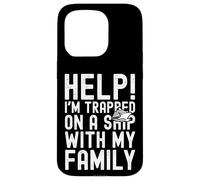 Custodia per iPhone 15 Pro Help I'm Trapped On A Ship With My Family Funny Cruise