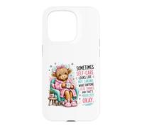 Custodia per iPhone 15 Pro Highland Cow Cura di sé Non preoccuparsi di ciò che qualcuno pensa