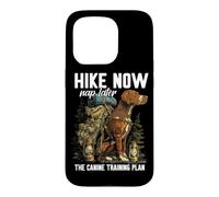 Custodia per iPhone 15 Pro HIKE NOW NAP LATER THE CANINE TRAINING PLAN