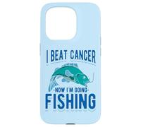 Custodia per iPhone 15 Pro Ho battuto il cancro ora vado a pescare