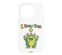 Custodia per iPhone 15 Pro Ho disegnato questo simpatico mostro divertente per insegnanti d'arte per bambini