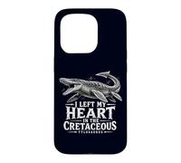 Custodia per iPhone 15 Pro Ho lasciato il mio cuore nel Cretaceo Tylosaurus Rex Mosasaur