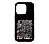 Custodia per iPhone 15 Pro Ho messo il divertimento in funerale Tristo Mietitore Partito Bootleg Halloween