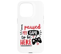 Custodia per iPhone 15 Pro Ho messo in pausa il mio gioco per essere qui Video Gamer Love Social